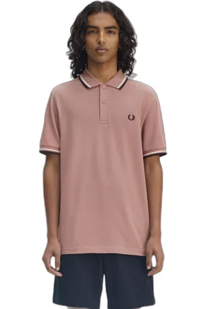 Fred Perry T-Polo met dubbele bies
