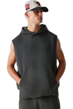 New Era Mouwloze hoodie Chicago Bulls Washed