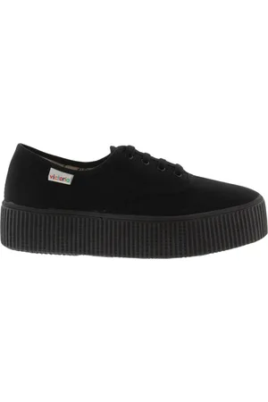 victoria Trainers anglaise double toile monochrome