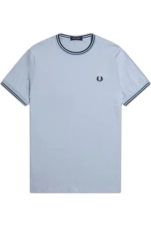 Fred Perry T-shirt met dubbele biezen