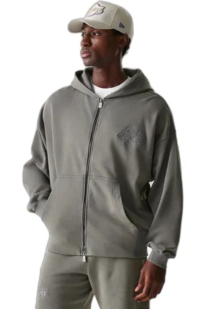 New Era Sweatshirt met volle rits Los Angeles Lakers Washed