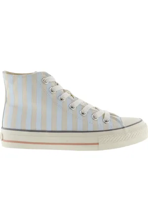 victoria Hoge damesschoenen met streepjesprint Brillance