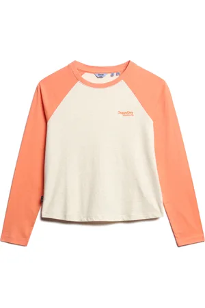 Superdry Dames-T-shirt met lange mouwen Essential
