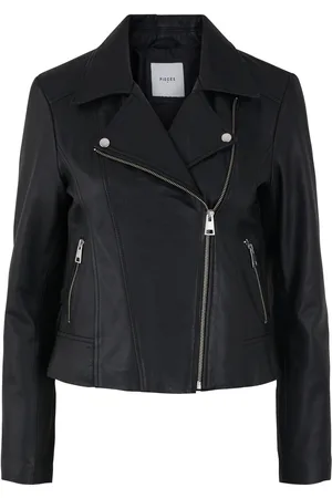 Pieces® Leren jas voor vrouwen Susse