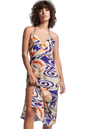 Superdry Halterjurk, halflang, voor vrouwen