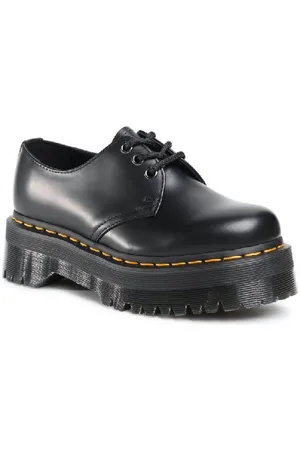 Dr. Martens Quad 1461 leren platform derbie