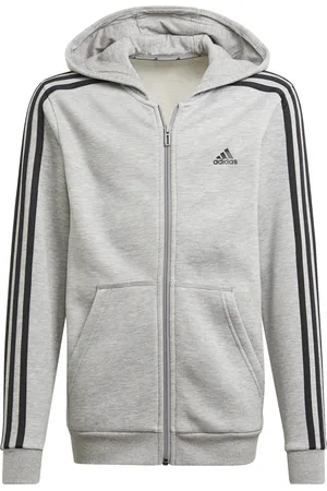 adidas Kinderjack met rits en capuchon Essentials 3S
