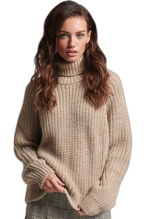 Superdry Losse coltrui met stiksels voor dames