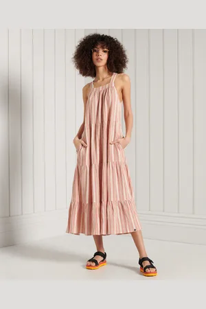 Superdry Geborduurde mouwloze jurk voor dames