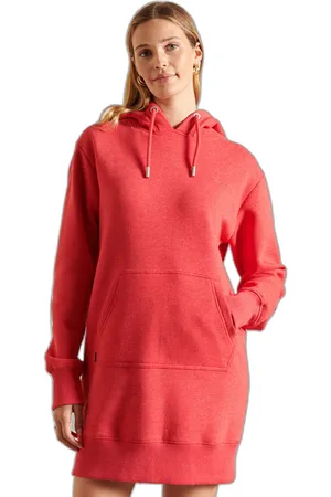 Superdry Vintage logo geborduurde hoodie jurk voor vrouwen