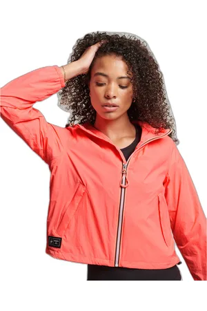 Superdry Lichtgewicht waterdicht jack met dameslogo Code Standard
