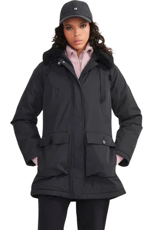 Aigle Afneembare parka van imitatiebont voor dames MTD