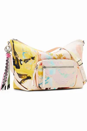 Desigual Grote schilderende schoudertas voor vrouwen