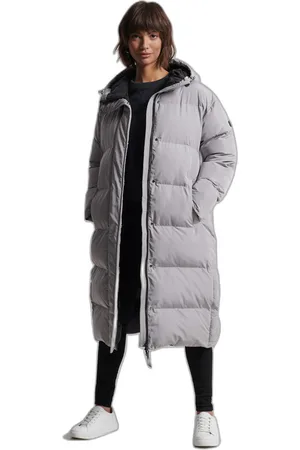 Superdry Lange met dons gevulde jas voor vrouwen