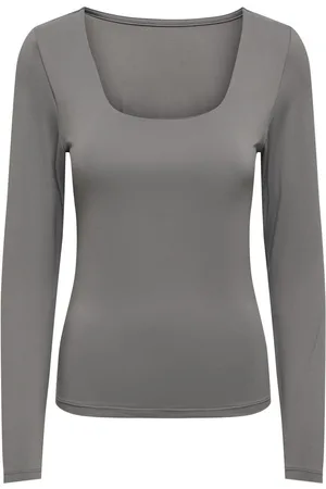 ONLY Dames-T-shirt met lange mouwen Onlea