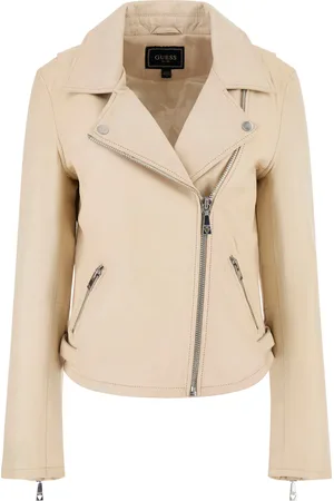 Guess Leren motorjack voor vrouwen Real