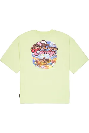 Alpha Industries T-shirt met ronde hals Candy