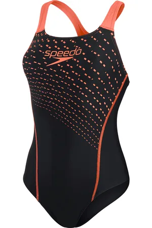 Speedo 1-delig vrouwen zwempak met logo Eco Medley Medalist