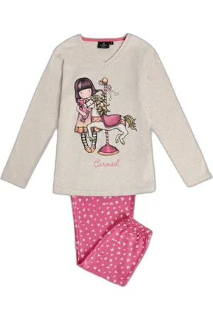 Santoro Meisjes pyjama met lange mouwen Carousel