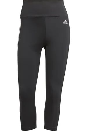 adidas Dames legging met hoge taille Designed To Move 3-Bandes 3/4 Sport
