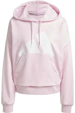adidas Dames sweatshirt met losse capuchon Essentials Big Logo French Terry