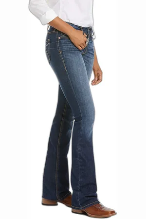 Ariat Damesjeans R.E.A.L Perfect Rise Stretch Rosa