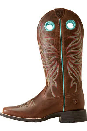 Ariat Leren westernlaarzen voor dames Round Up Ryder