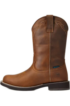 Ariat Waterdichte leren westernlaarzen voor dames Delilah Round Toe H2O