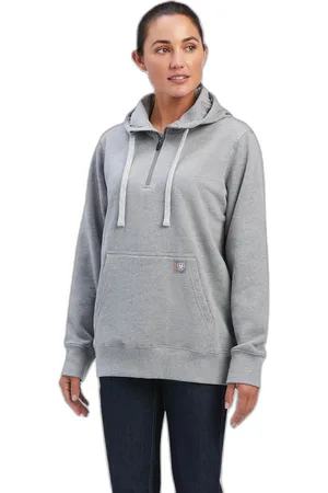 Ariat Dames sweatshirt met 1/2 rits en capuchon Rebar Skill Set