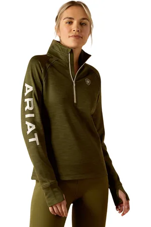 Ariat Dames sweat met 1/2 rits voor paardrijden Tek Team