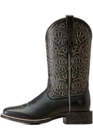 Ariat Leren westernlaarzen voor dames Round Up Remuda