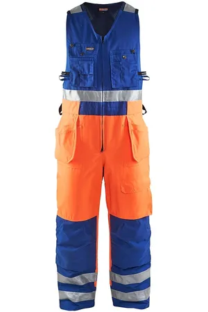 BLAKLADER Mouwloze overall met hoge zichtbaarheid