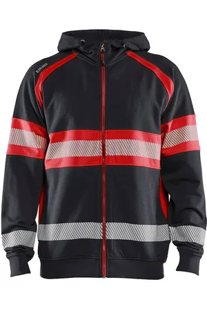 BLAKLADER Zichtbaar sweatshirt met capuchon