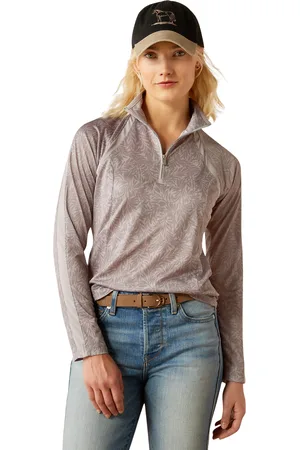 Ariat Baselayer 1/4 rits voor dames Sunstopper 3.0