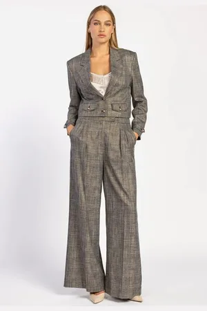 Aaiko Broek Frederique Tweed | Grey