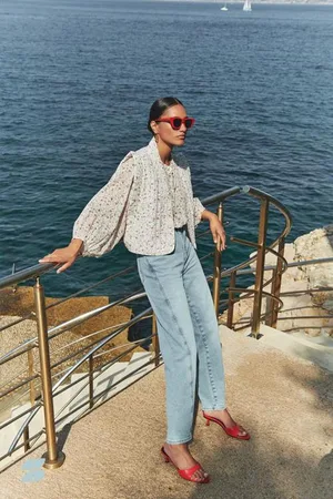 BY-BAR Begum denim broek | light denim