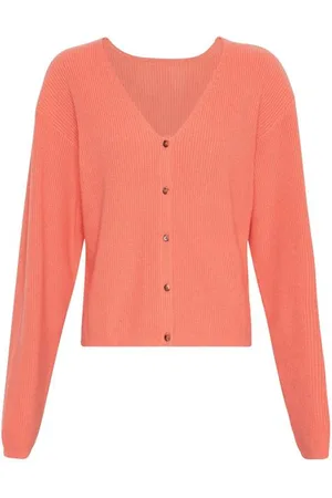 Moss Copenhagen MSCH Klaka Cardigan | Coral
