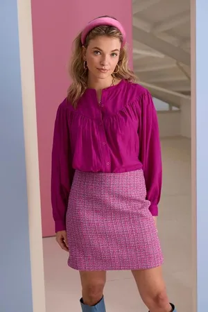 Ydence Blouse Hester | Fuchsia