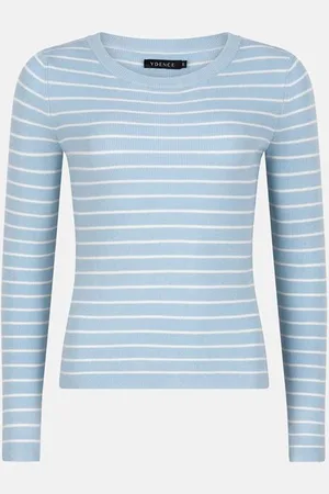 Ydence Knitted top Devina | Light blue