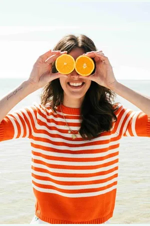 Fabienne Chapot Trui Stine | Tangerine