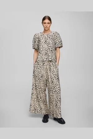Moss Copenhagen MSCH Alyona Vlora Pants | Oatmeal