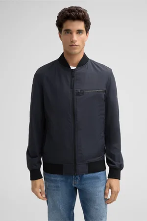 Strellson Flex Cross bomberjack Clearwater, marineblauw