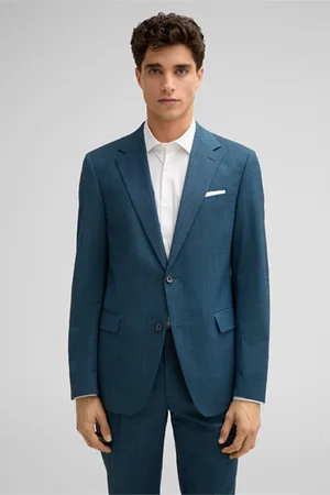 Strellson Colbert Alzer van een scheerwolmix, navy
