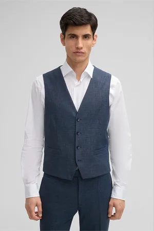 Strellson Gilet Gyl, donkerblauw gemêleerd