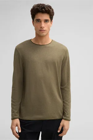 Strellson Longsleeve Prospect, olijfgroen