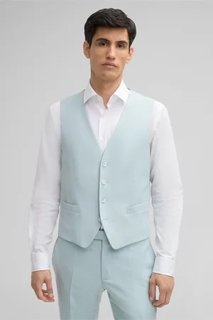 Strellson Gilet Gyl, lichtblauw gemêleerd