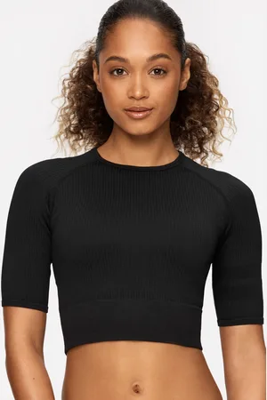 Stronger Rib Seamless Cropped T-shirt