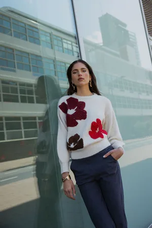 Studio Anneloes Nour flower pullover - - 12024