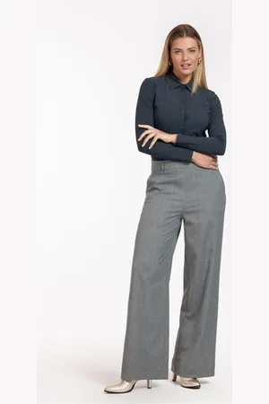 Studio Anneloes Lexie gold stripe trousers - - 12126