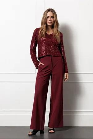 Studio Anneloes Holly bonded trousers - - 12059